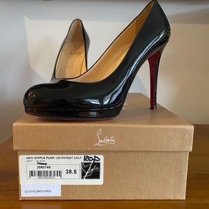 Christian Louboutin New Simple Pump 120 in Black